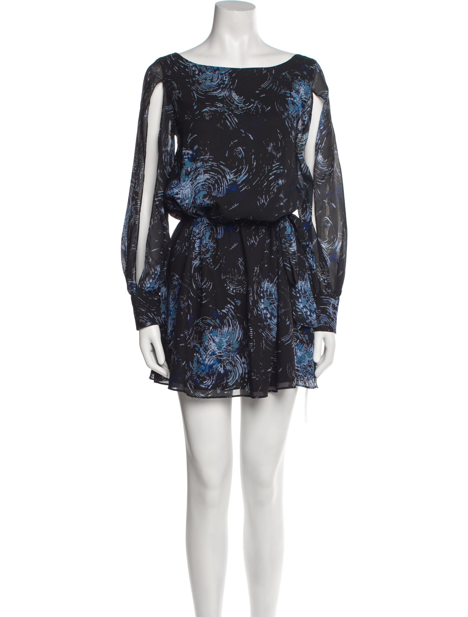 Waverly Grey Printed Mini Dress