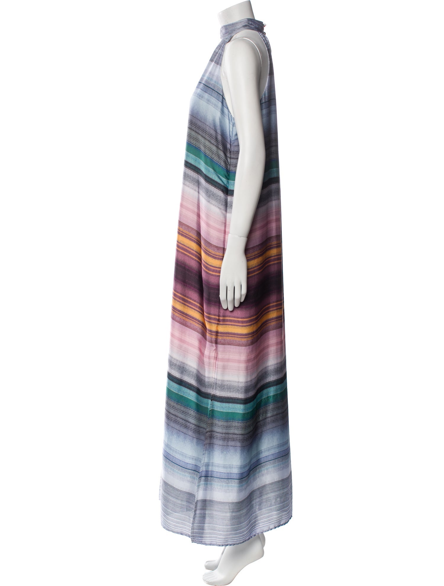 Waverly Grey Tie-Dye Print Long Dress