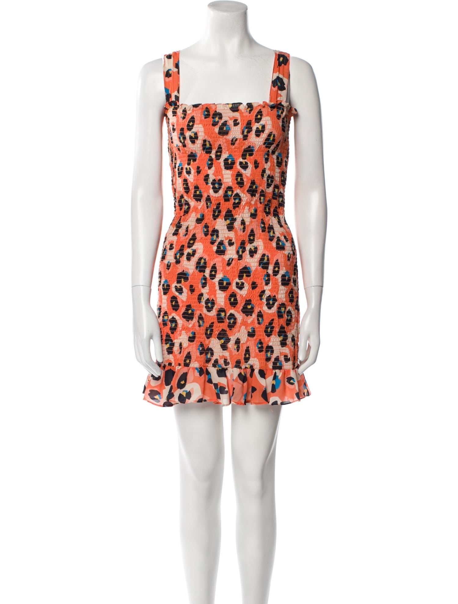 Waverly Grey Floral Print Mini Dress