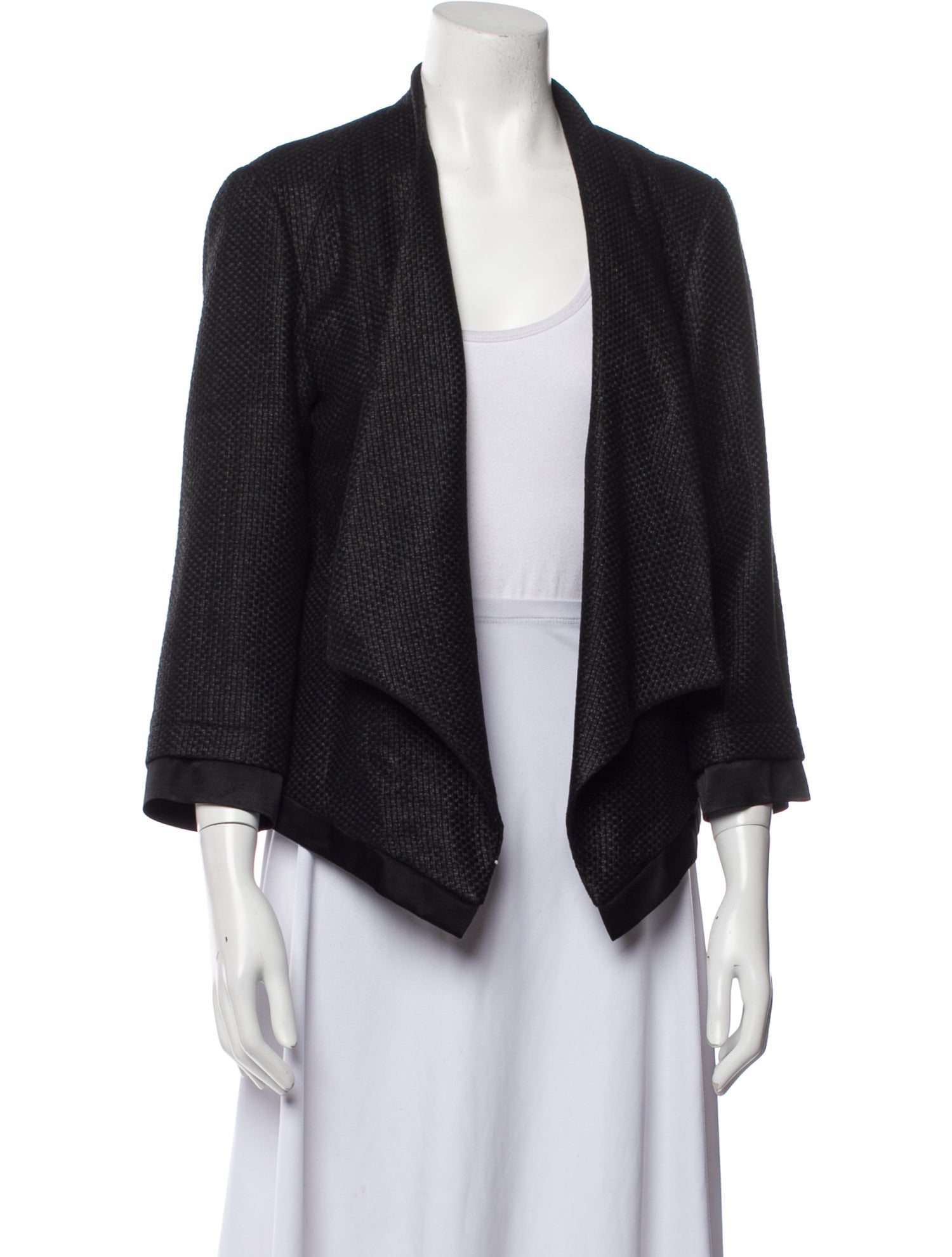 Waverly Grey Plaid Print Jacket