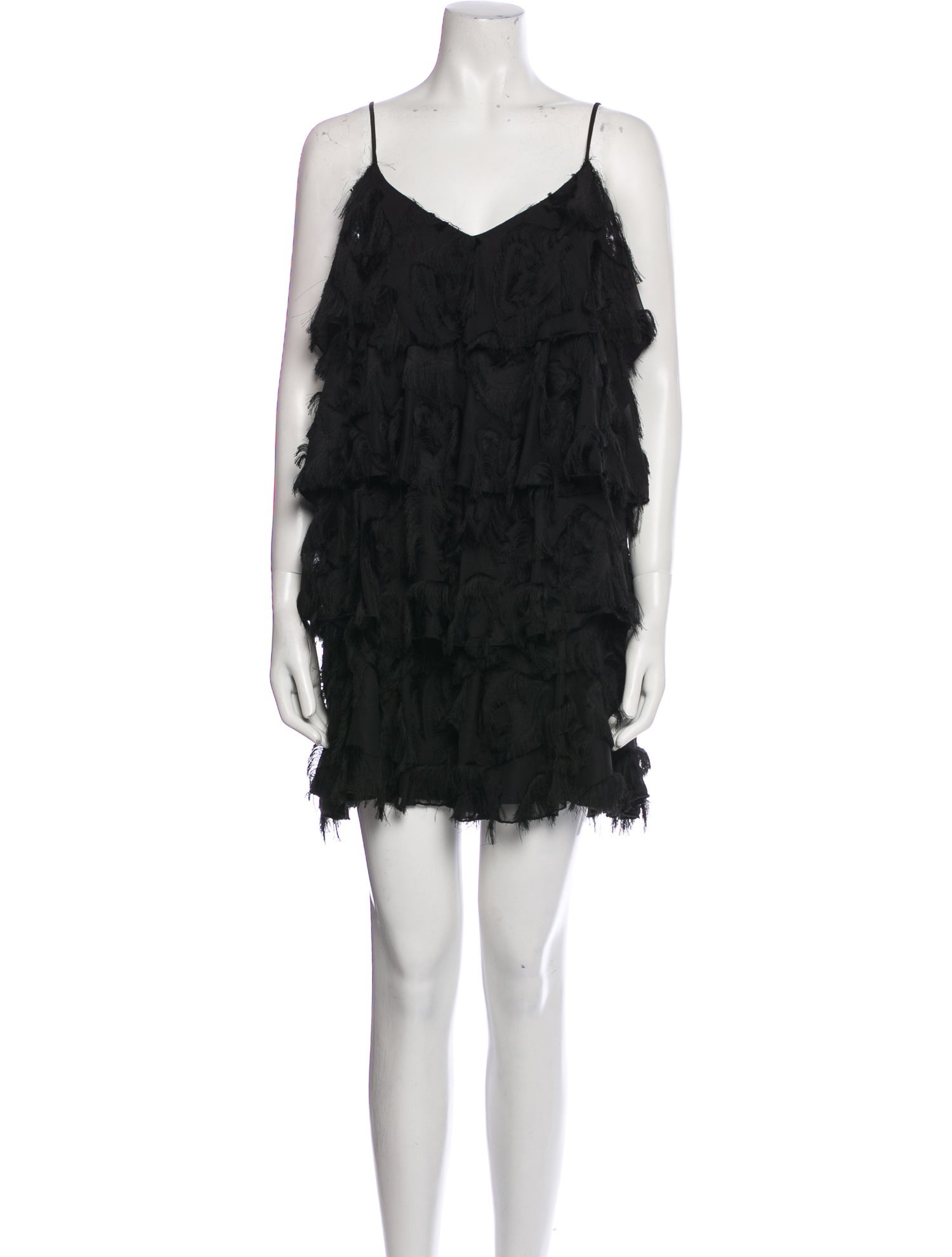 Waverly Grey V-Neck Mini Dress