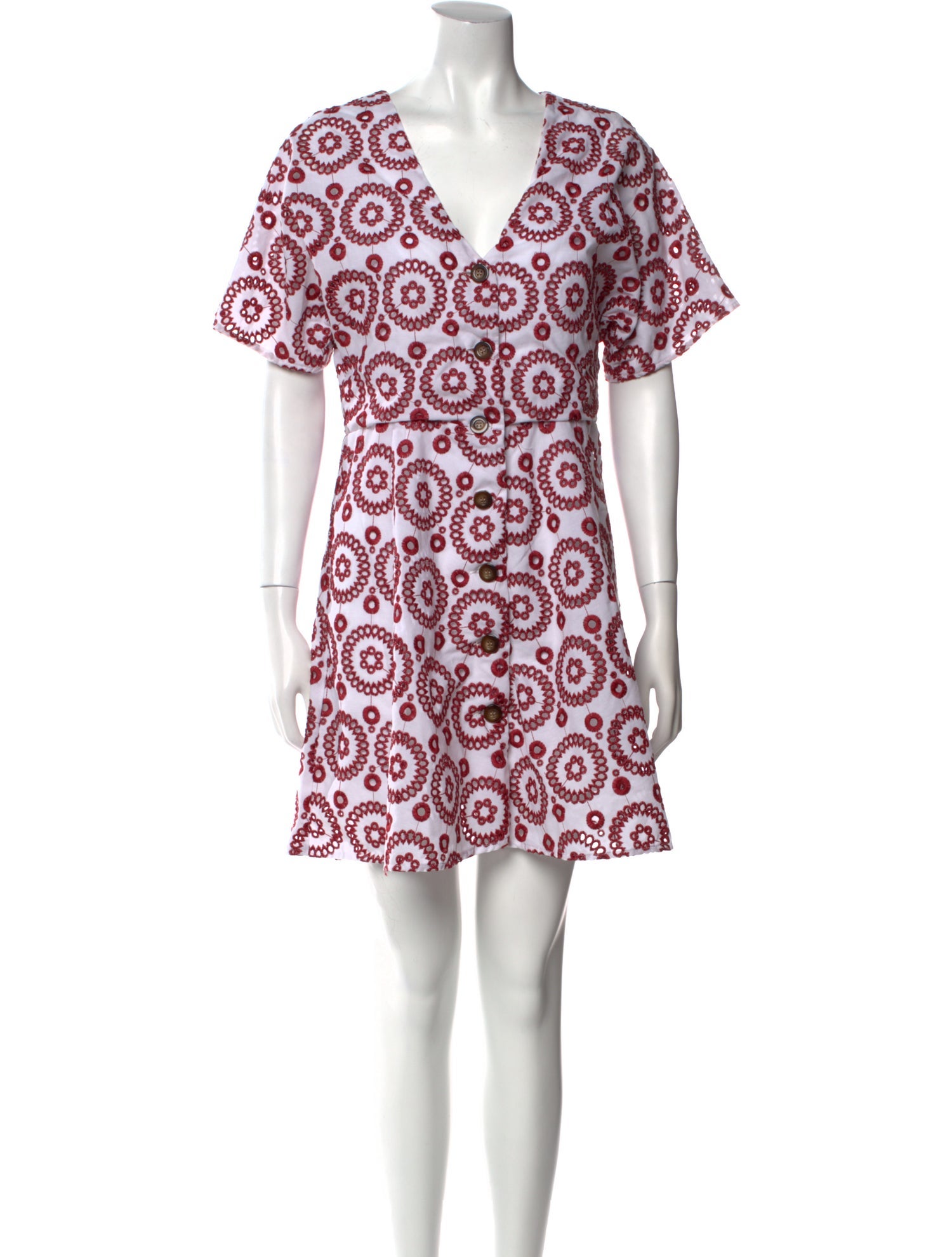 Waverly Grey Floral Print Mini Dress