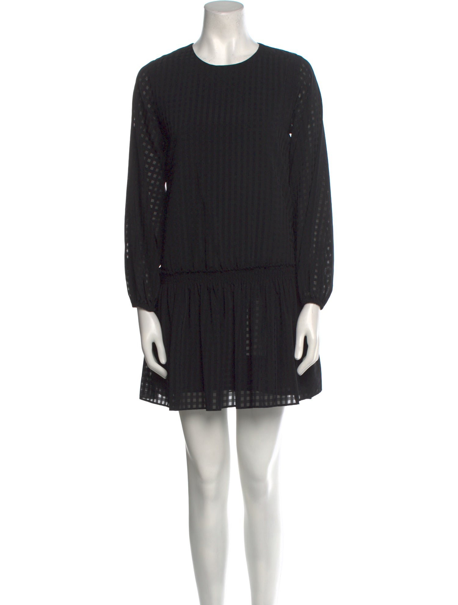 Waverly Grey Crew Neck Mini Dress