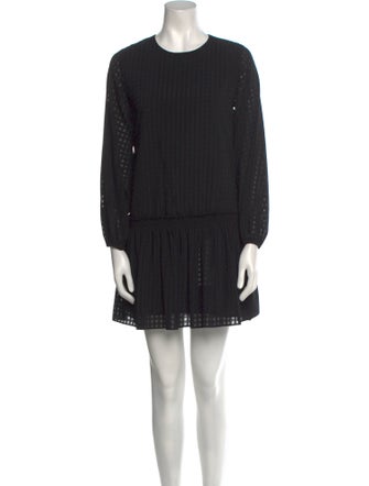 Waverly Grey Crew Neck Mini Dress