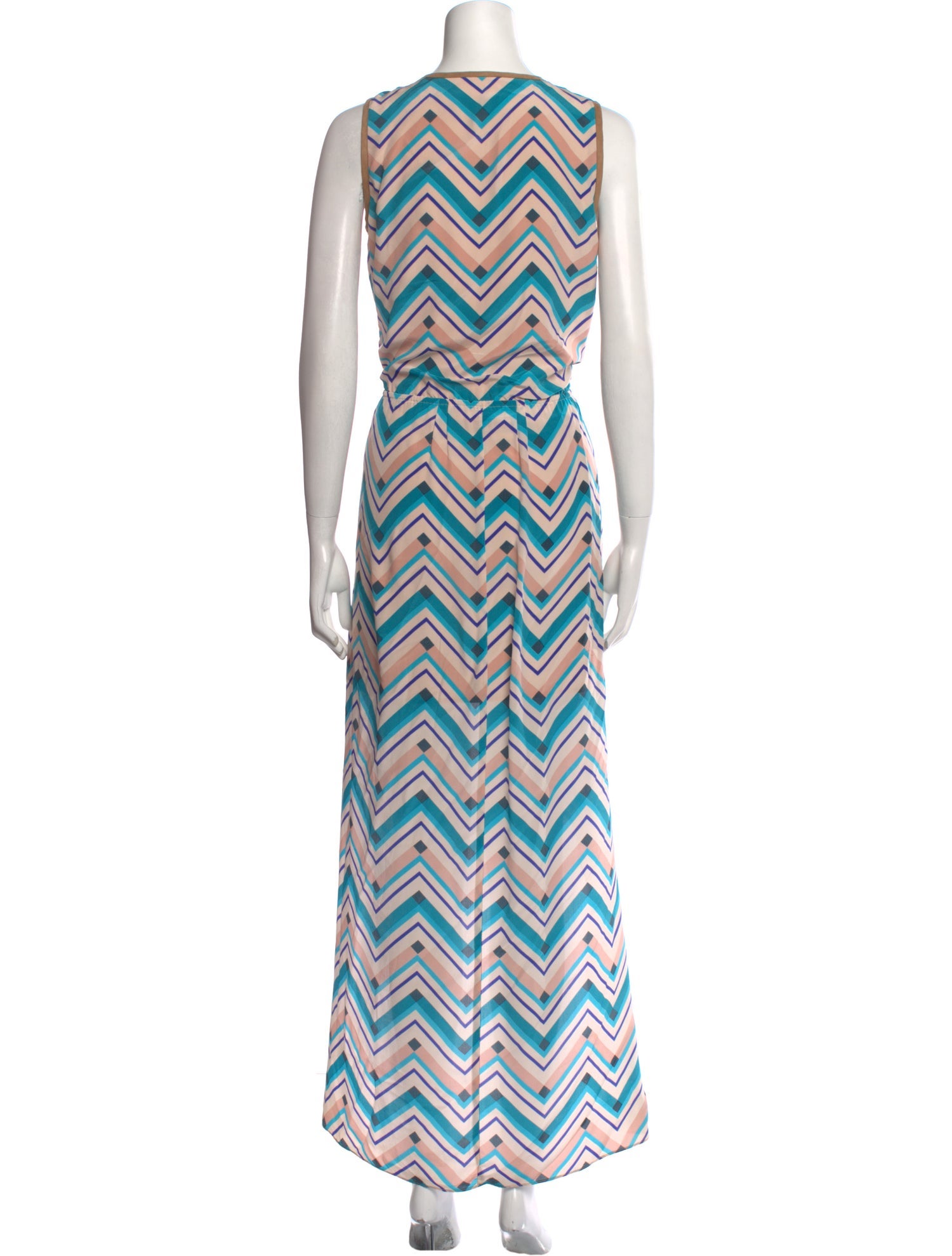 Waverly Grey Silk Long Dress