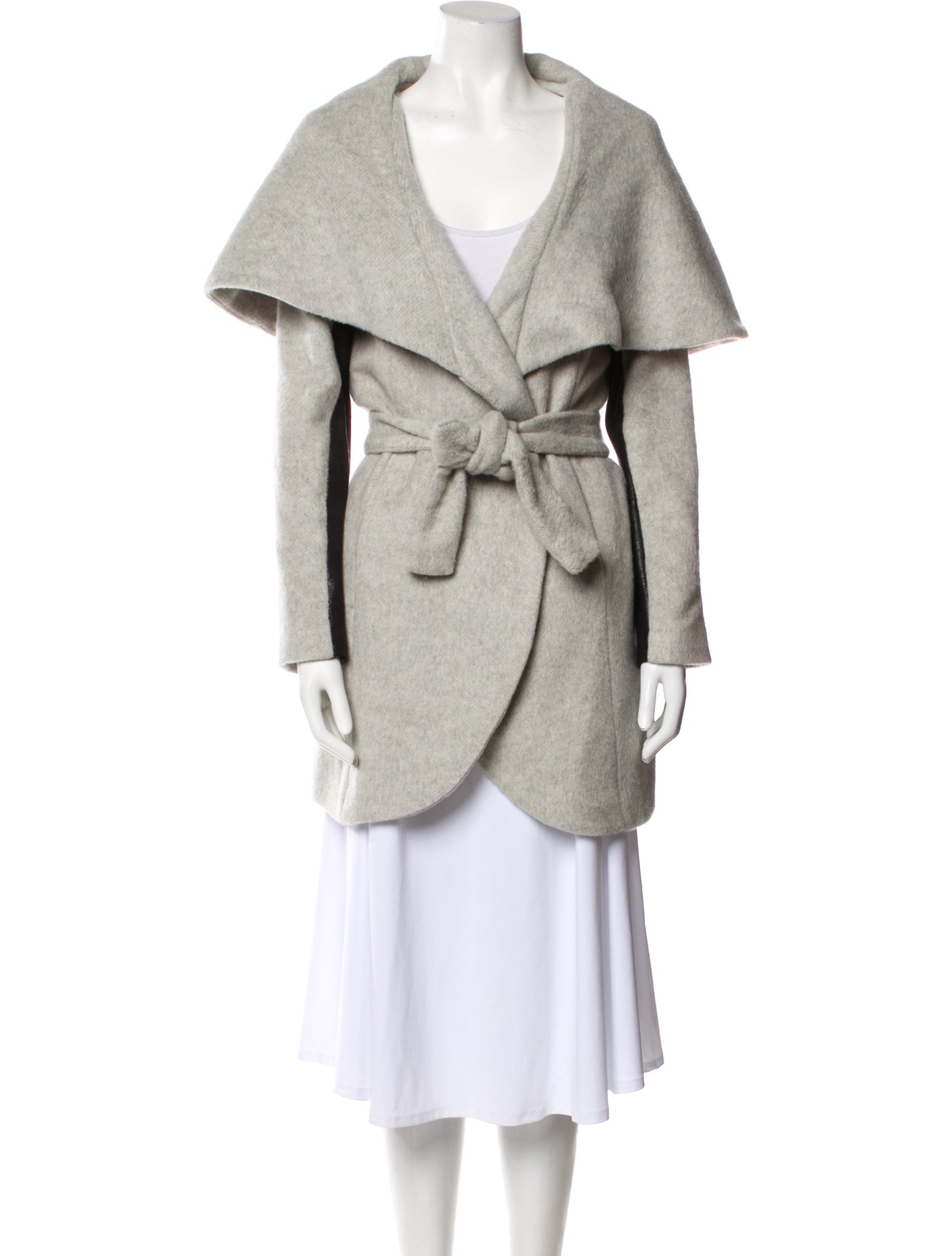Waverly Grey Wool Coat