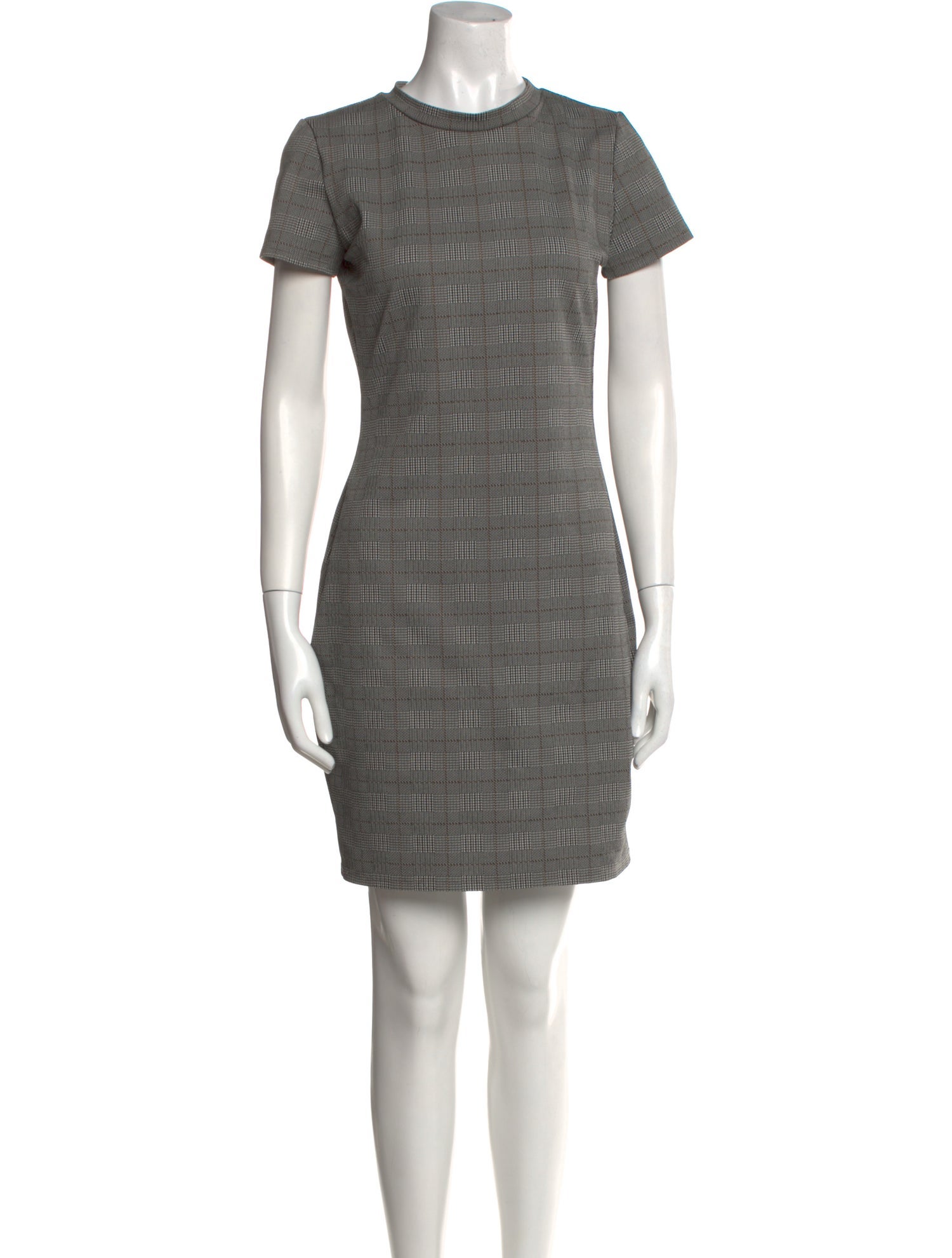 Waverly Grey Crew Neck Mini Dress