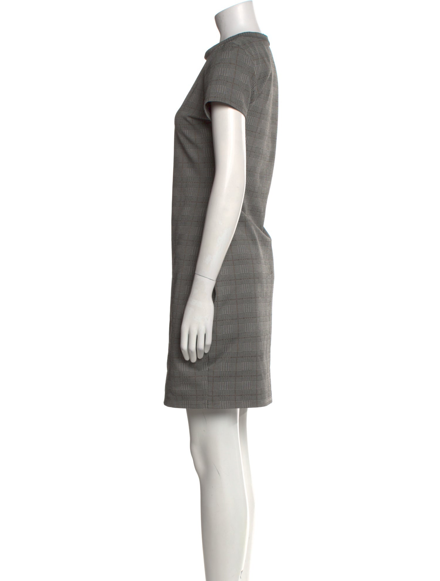 Waverly Grey Crew Neck Mini Dress