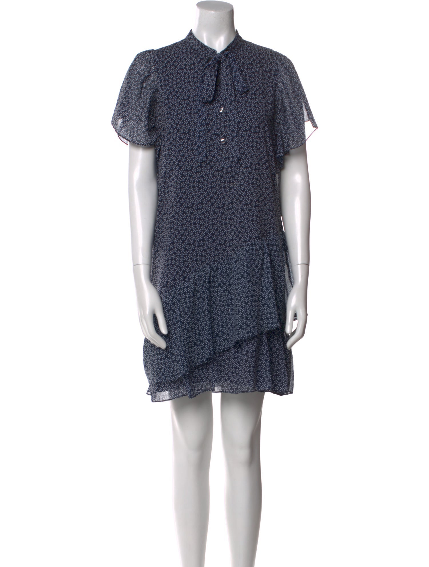 Waverly Grey Printed Mini Dress