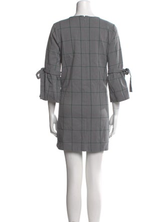 Waverly Grey Scoop Neck Mini Dress