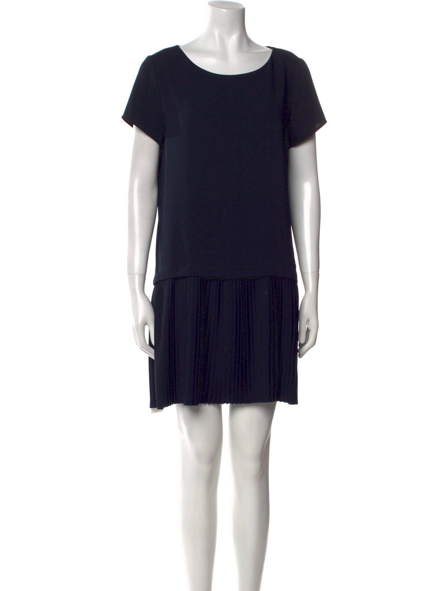 Waverly Grey Scoop Neck Mini Dress