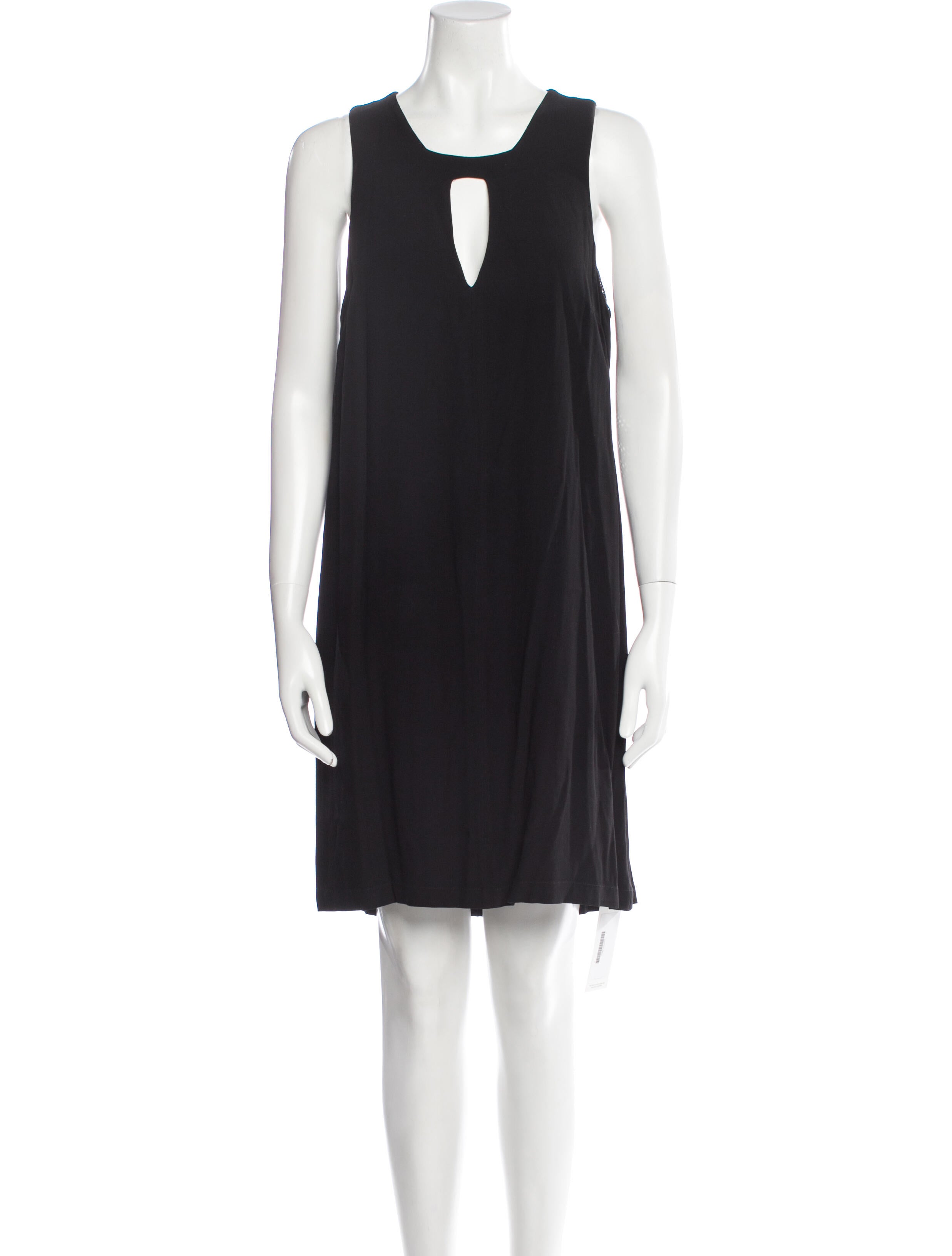 Waverly Grey Scoop Neck Mini Dress