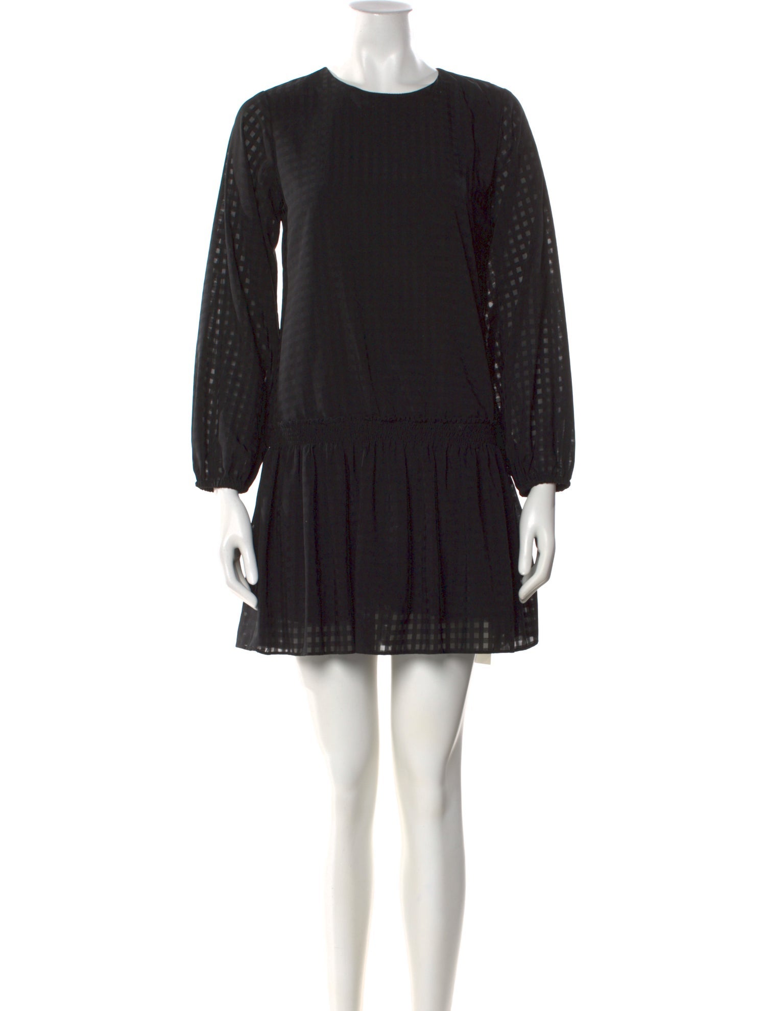 Waverly Grey Crew Neck Mini Dress