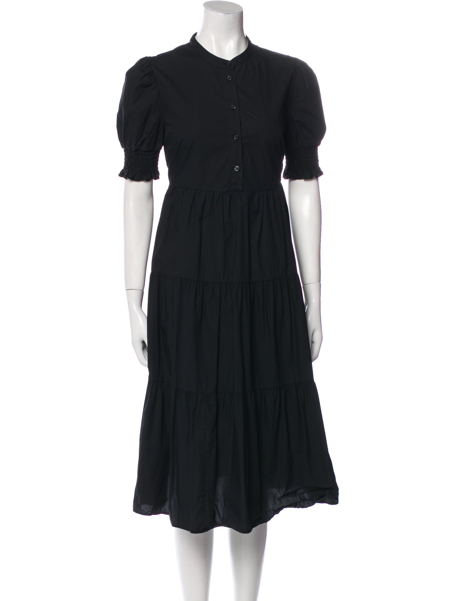 Who What Wear Crew Neck Midi Length Dress