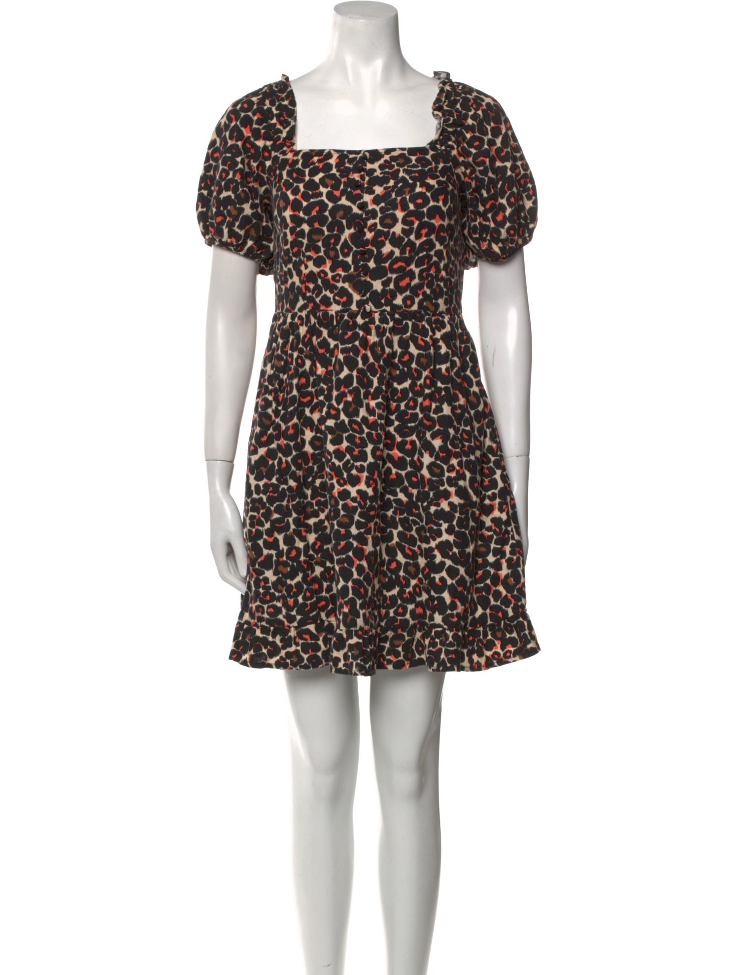 Who What Wear Animal Print Mini Dress