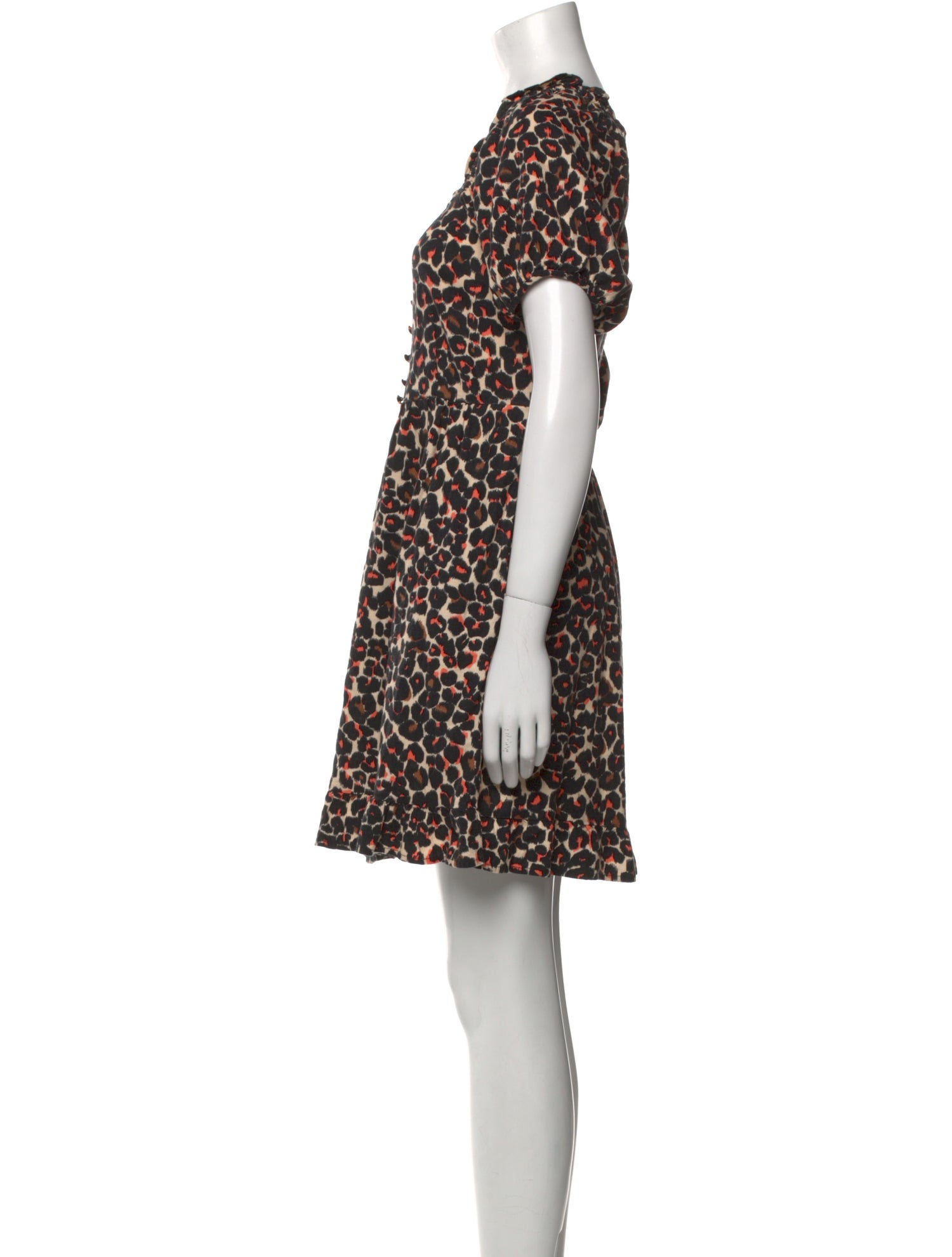 Who What Wear Animal Print Mini Dress