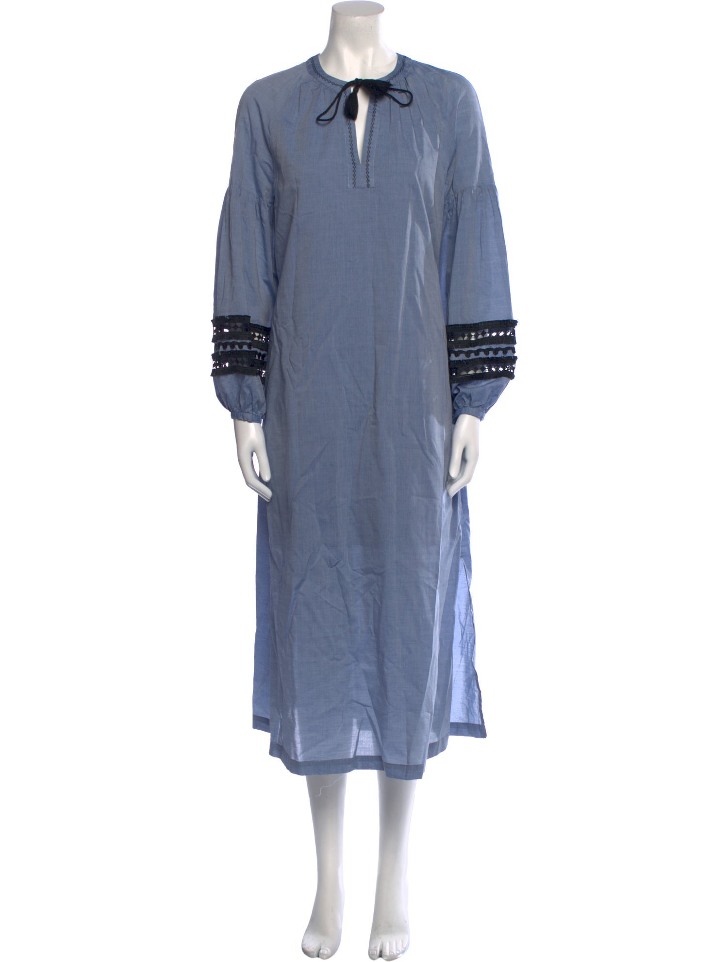 Who What Wear Crew Neck Long Dress