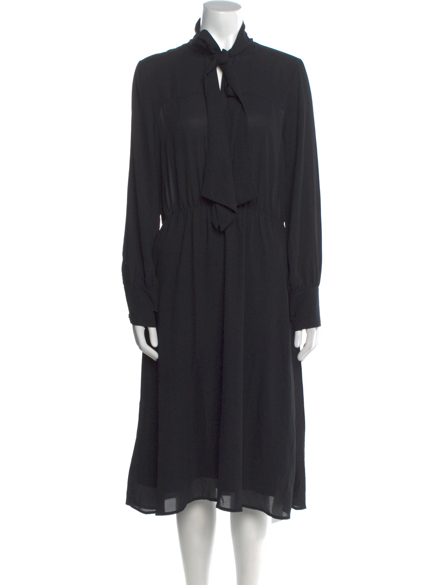 Who What Wear Mock Neck Midi Length Dress