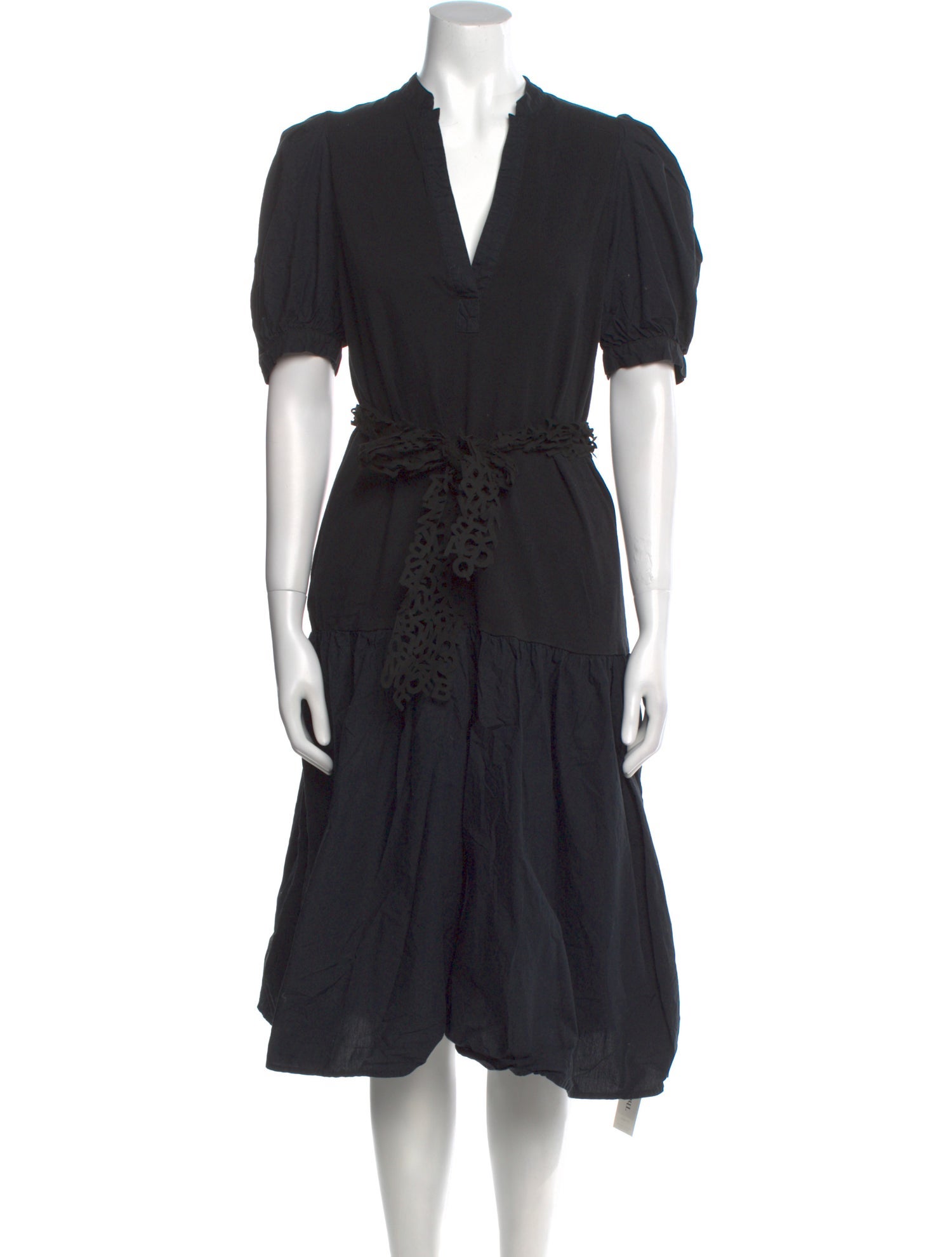 Who What Wear V-Neck Midi Length Dress