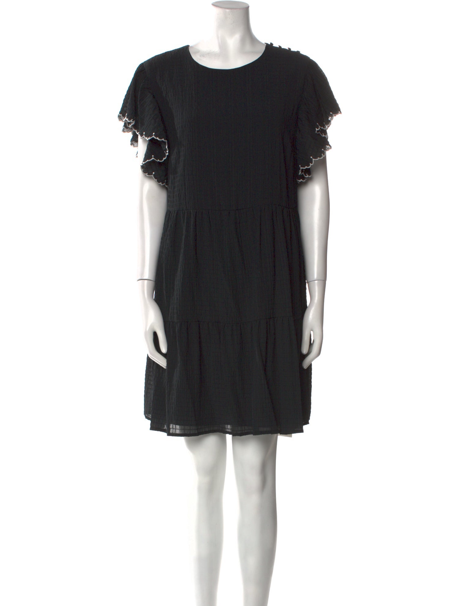 Who What Wear Crew Neck Mini Dress