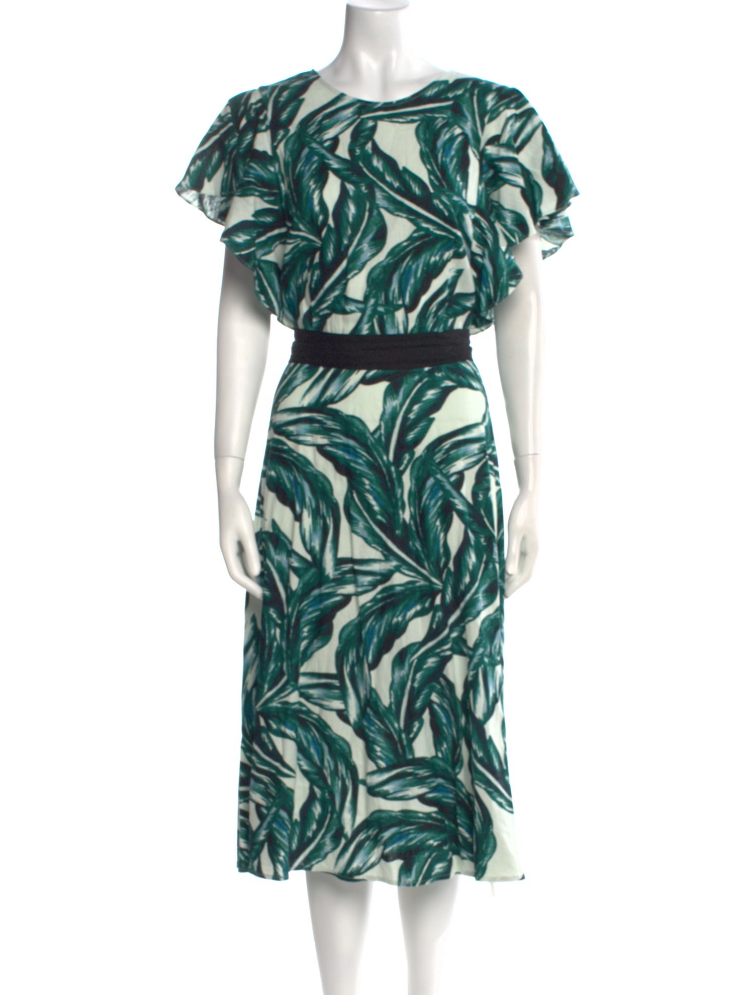 Who What Wear Printed Midi Length Dress w/ Tags