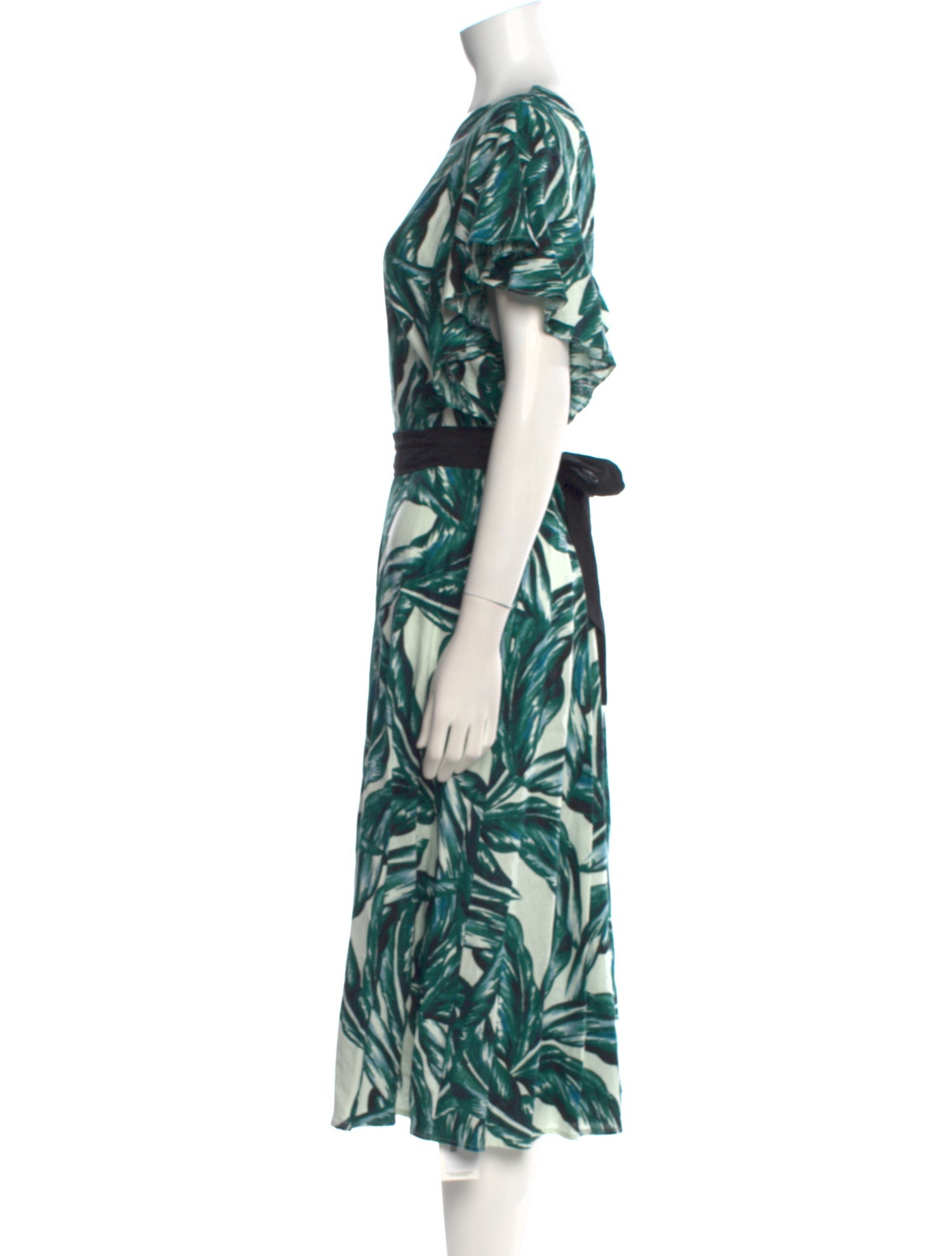 Who What Wear Printed Midi Length Dress w/ Tags