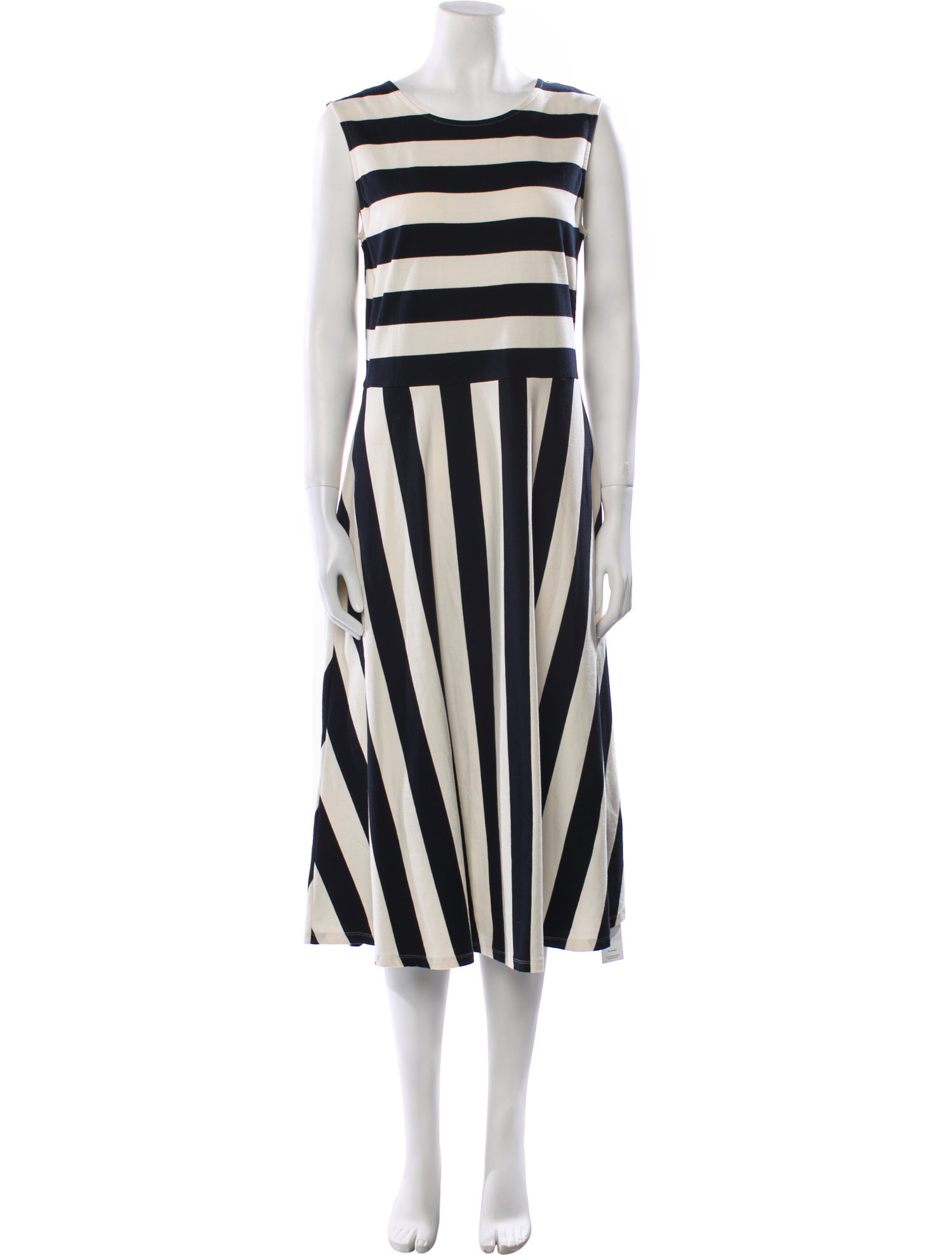 Who What Wear Striped Midi Length Dress w/ Tags