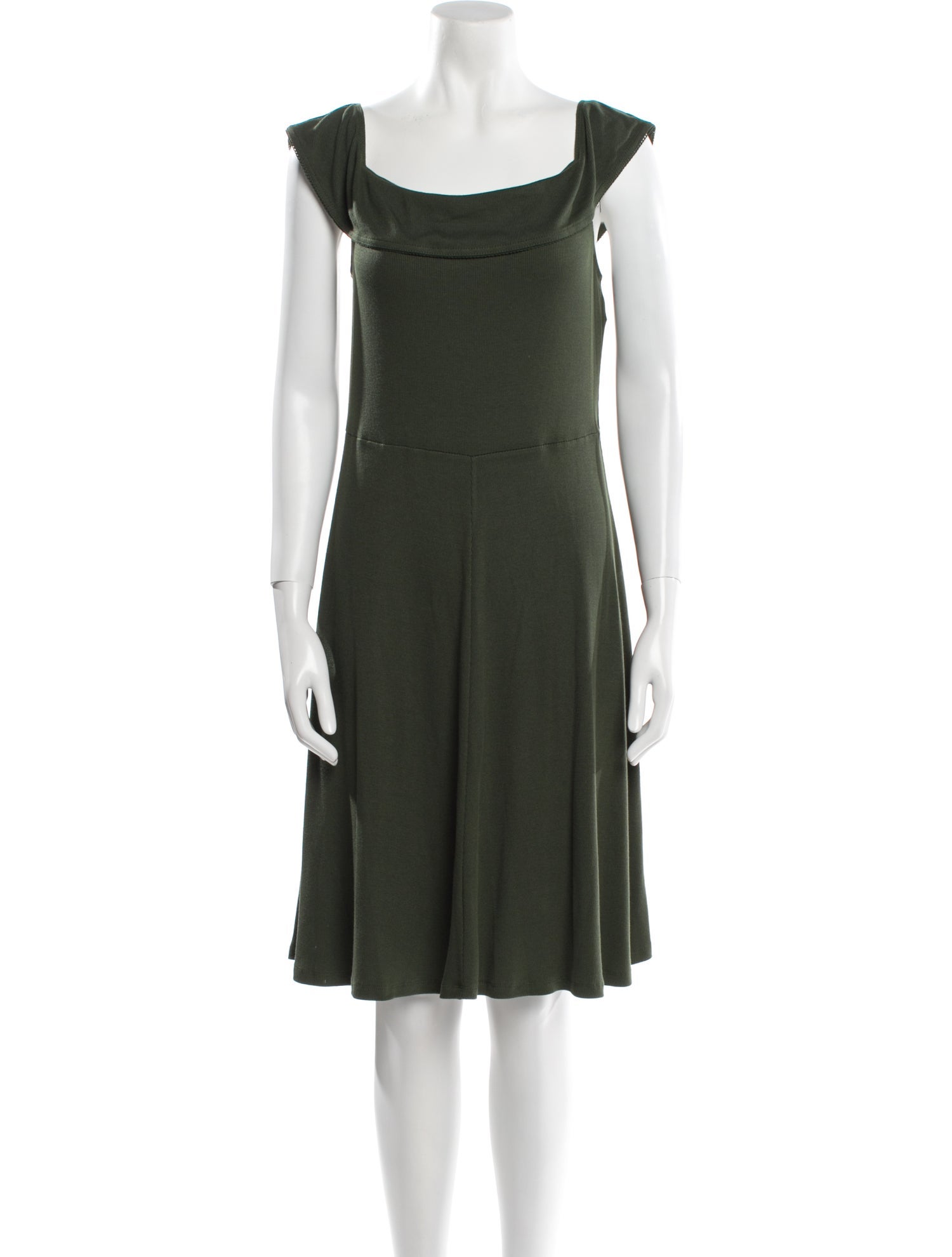 Who What Wear Cowl Neck Knee-Length Dress