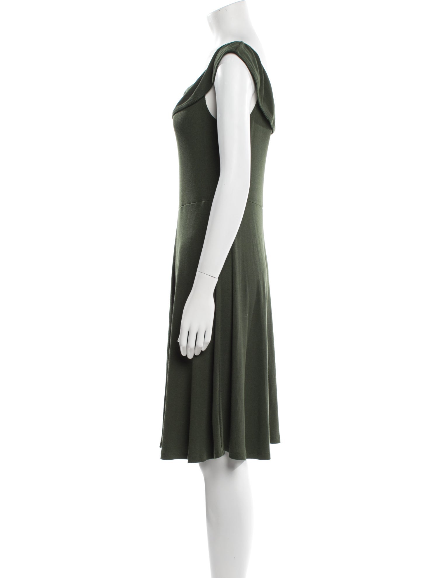Who What Wear Cowl Neck Knee-Length Dress