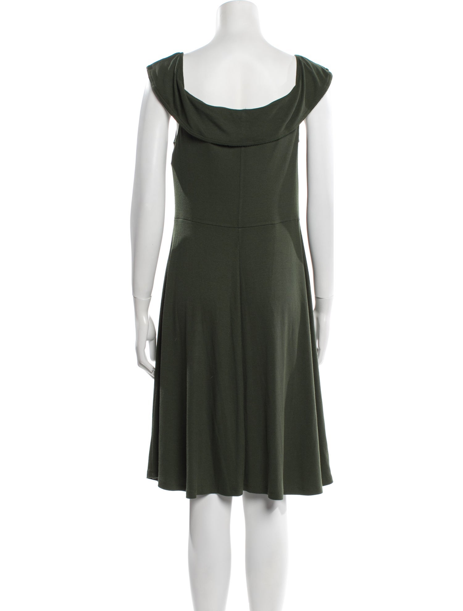 Who What Wear Cowl Neck Knee-Length Dress
