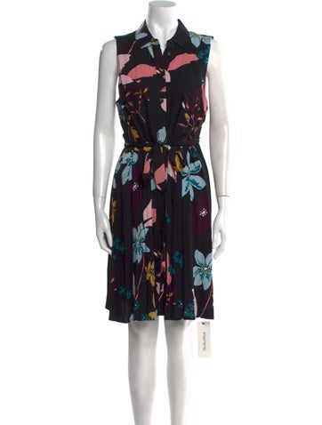 Who What Wear Dresses Floral Print Knee-Length Dress M