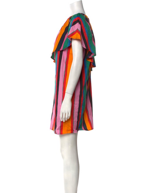 Who What Wear Striped Mini Dress