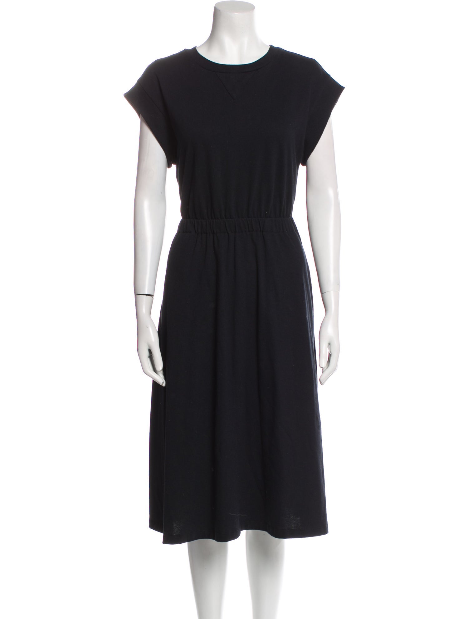 Who What Wear Crew Neck Midi Length Dress