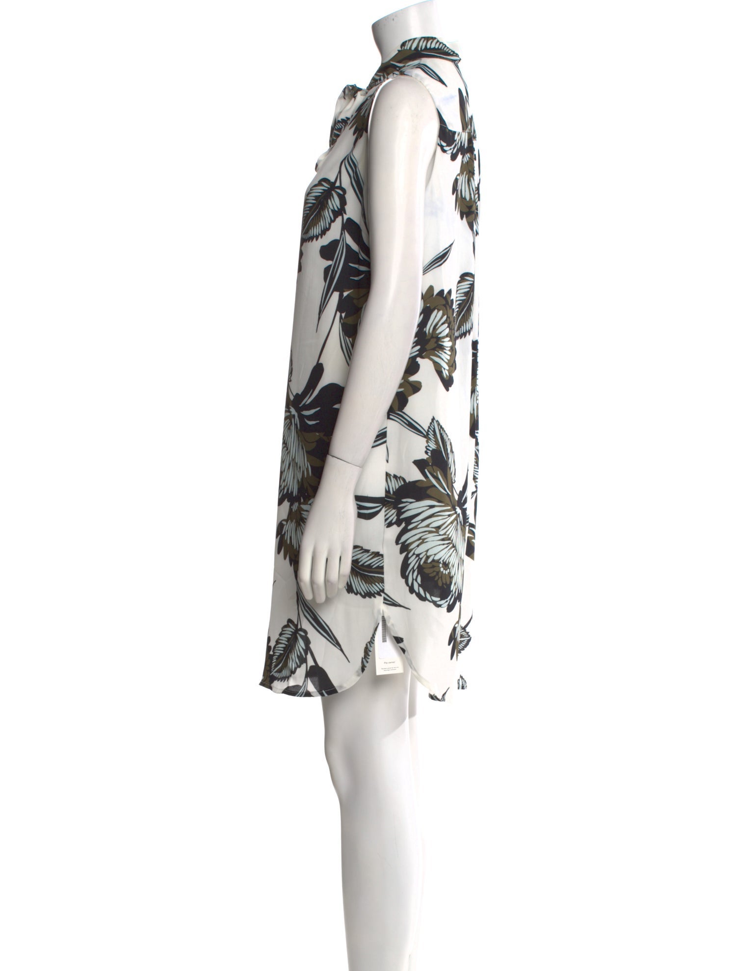 Who What Wear Floral Print Mini Dress