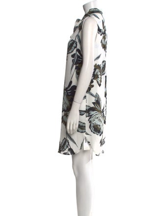 Who What Wear Floral Print Mini Dress