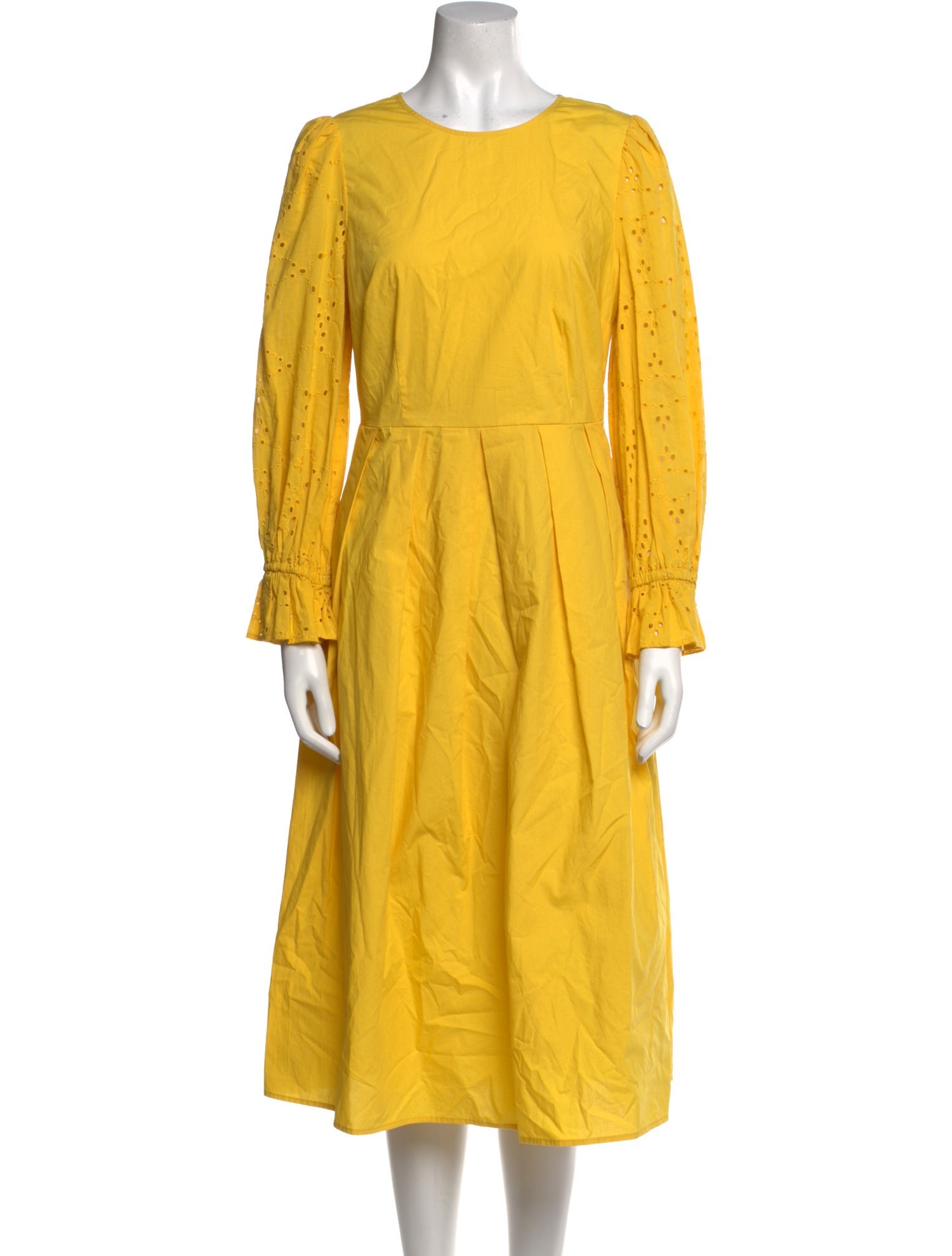 Who What Wear Crew Neck Midi Length Dress