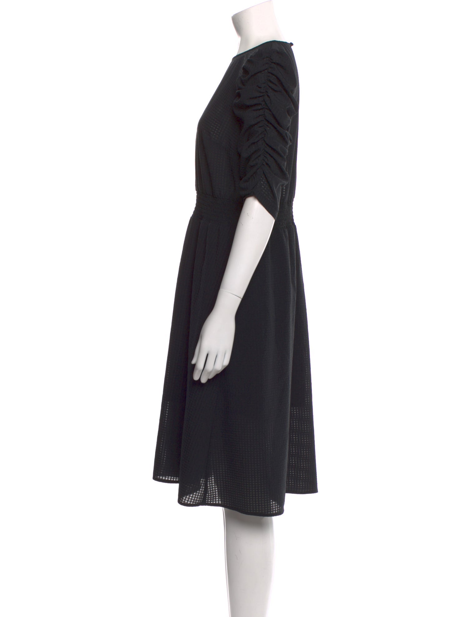 Who What Wear Crew Neck Midi Length Dress