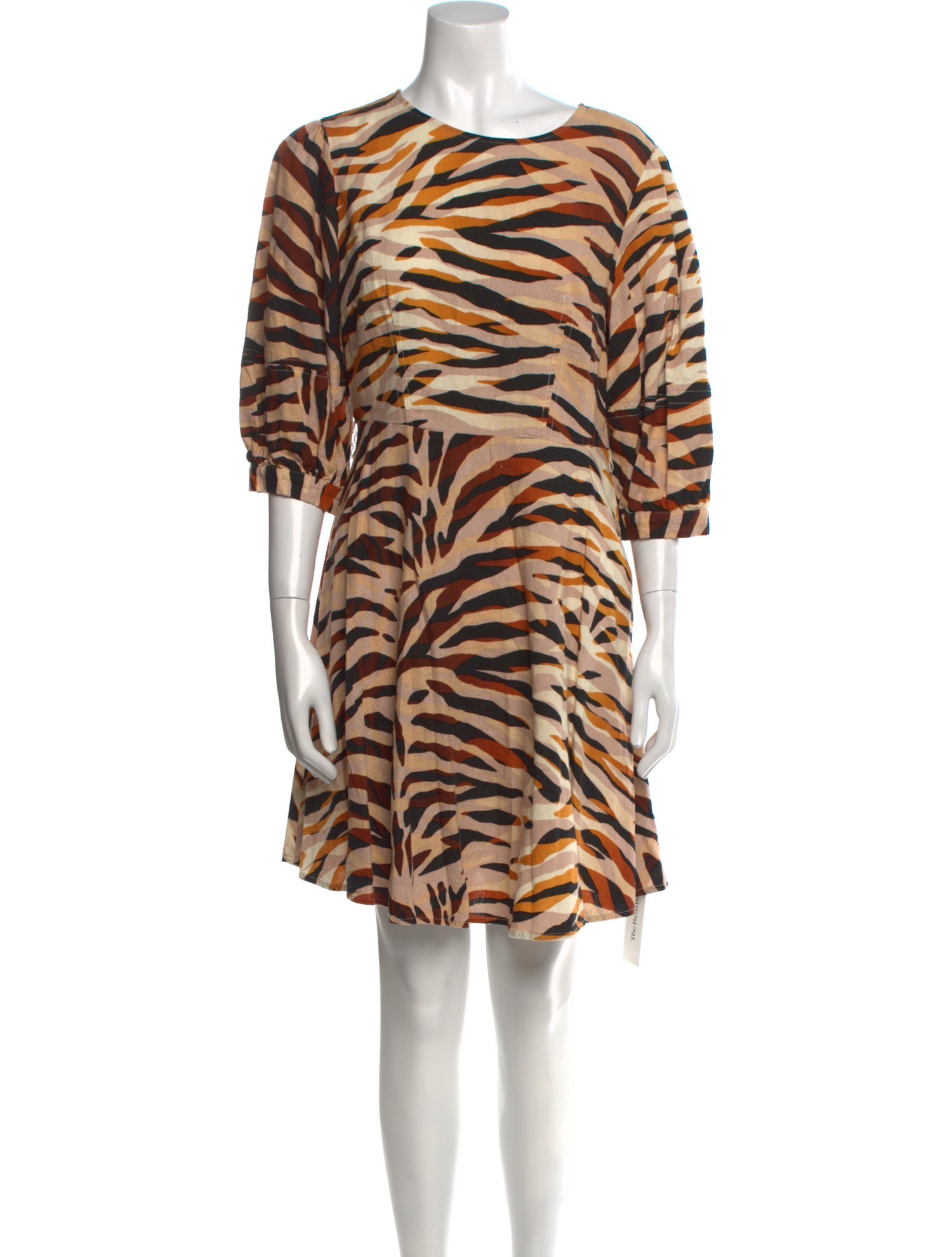 Who What Wear Animal Print Mini Dress