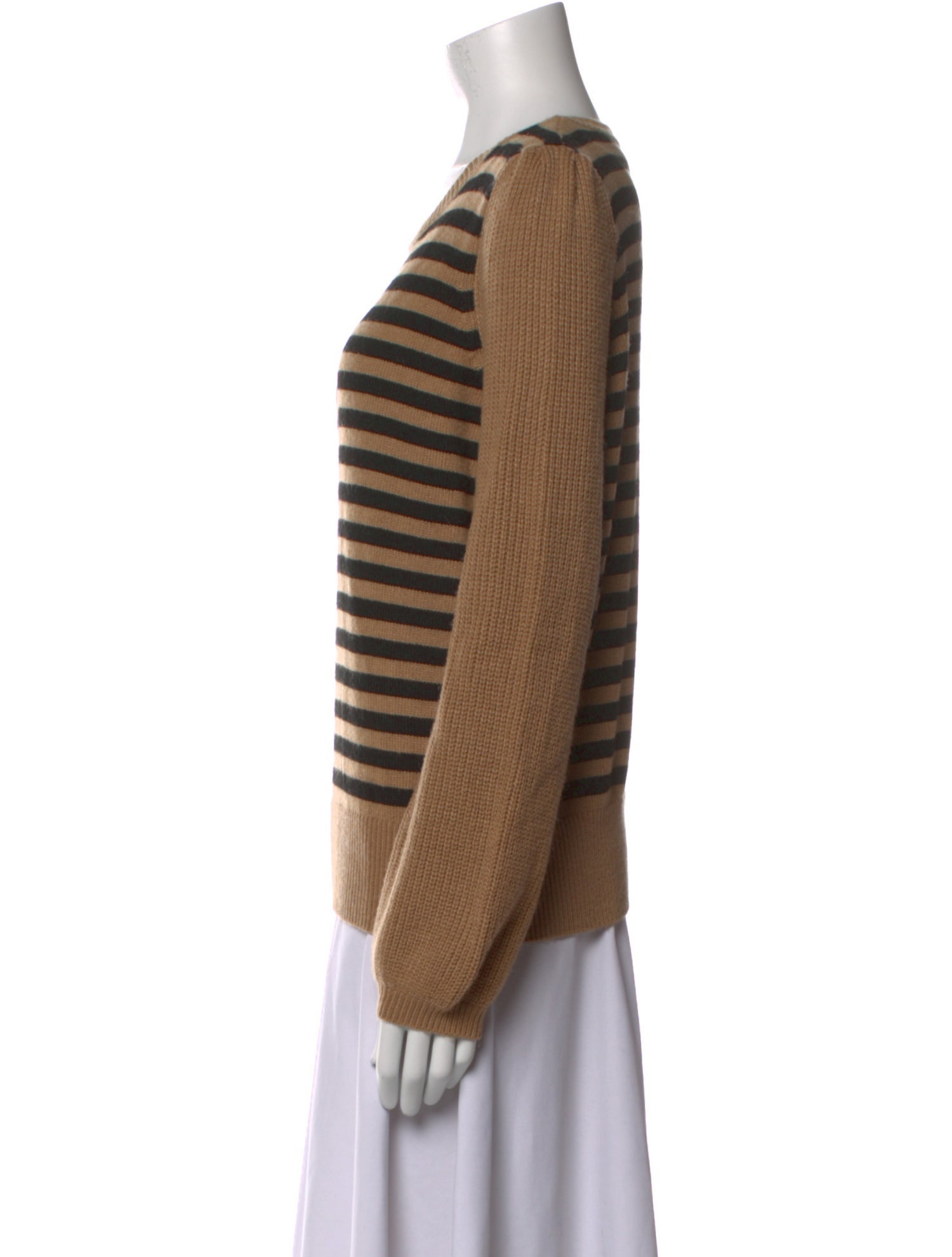 Who What Wear Striped Scoop Neck Sweater