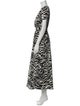 Who What Wear Printed Long Dress