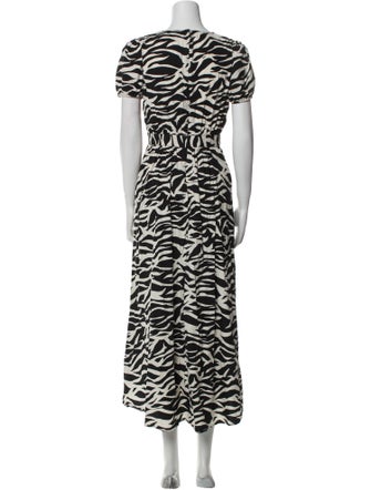 Who What Wear Printed Long Dress