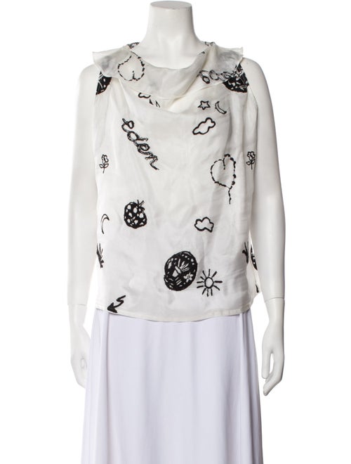 Anntian Silk Printed Blouse