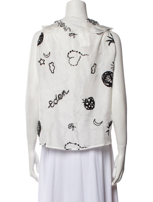 Anntian Silk Printed Blouse