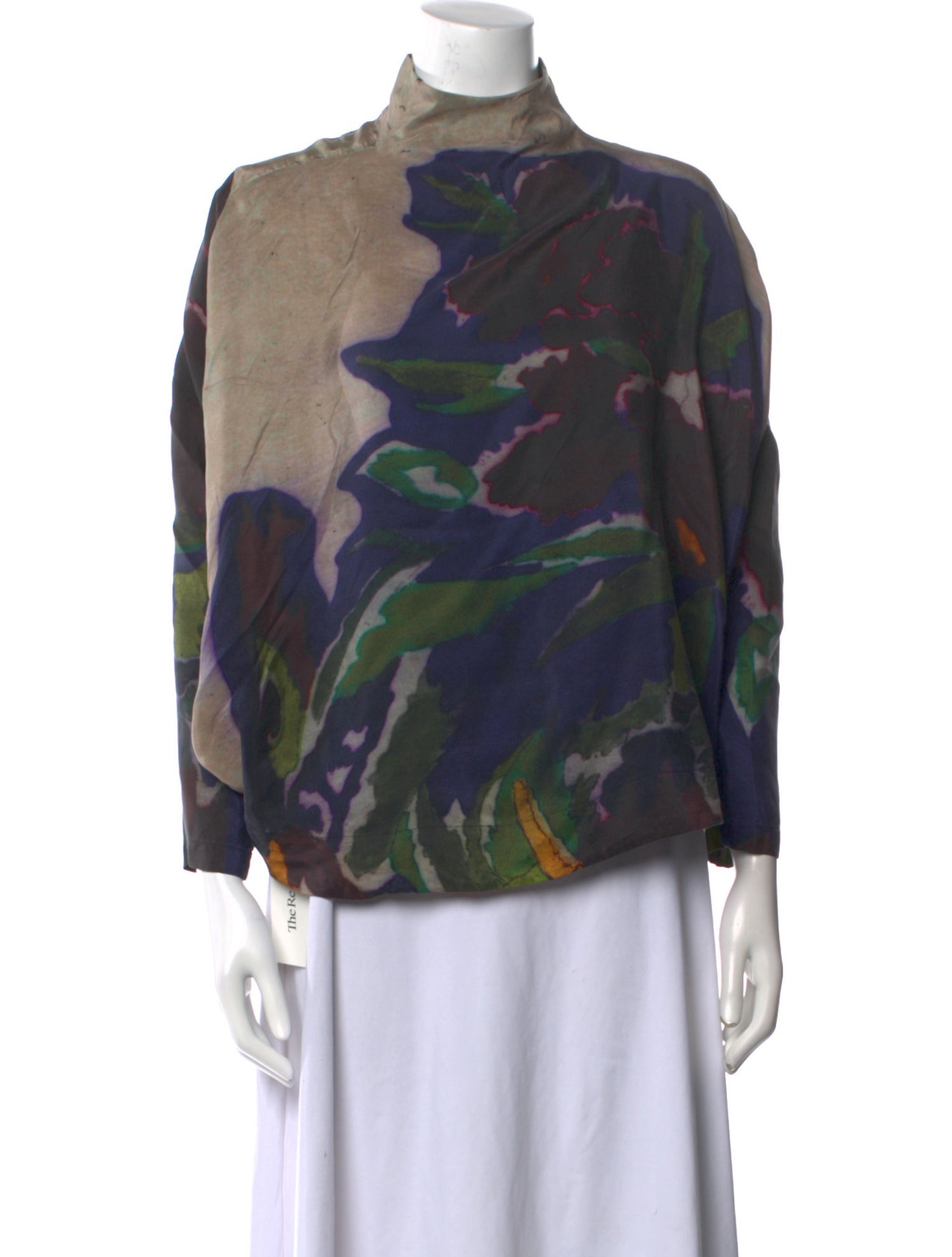 Anntian Silk Printed Blouse