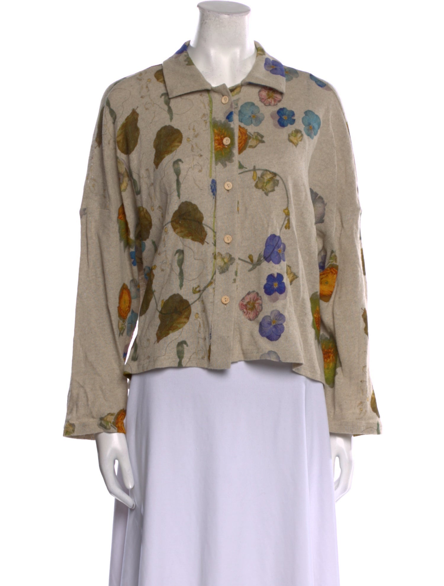 Anntian Hemp Printed Sweater w/ Tags