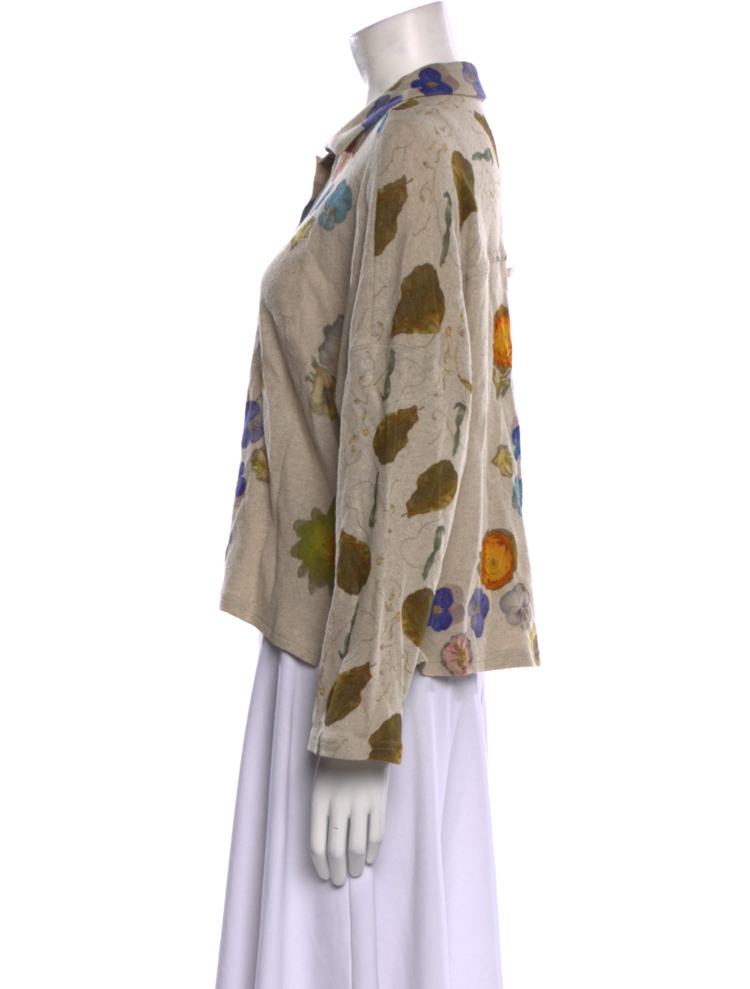 Anntian Hemp Printed Sweater w/ Tags