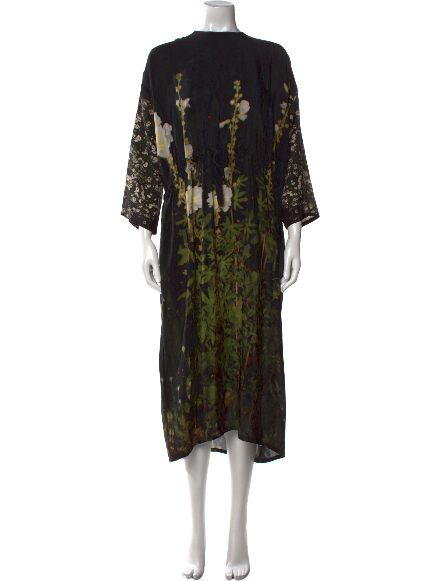 Anntian Silk Long Dress