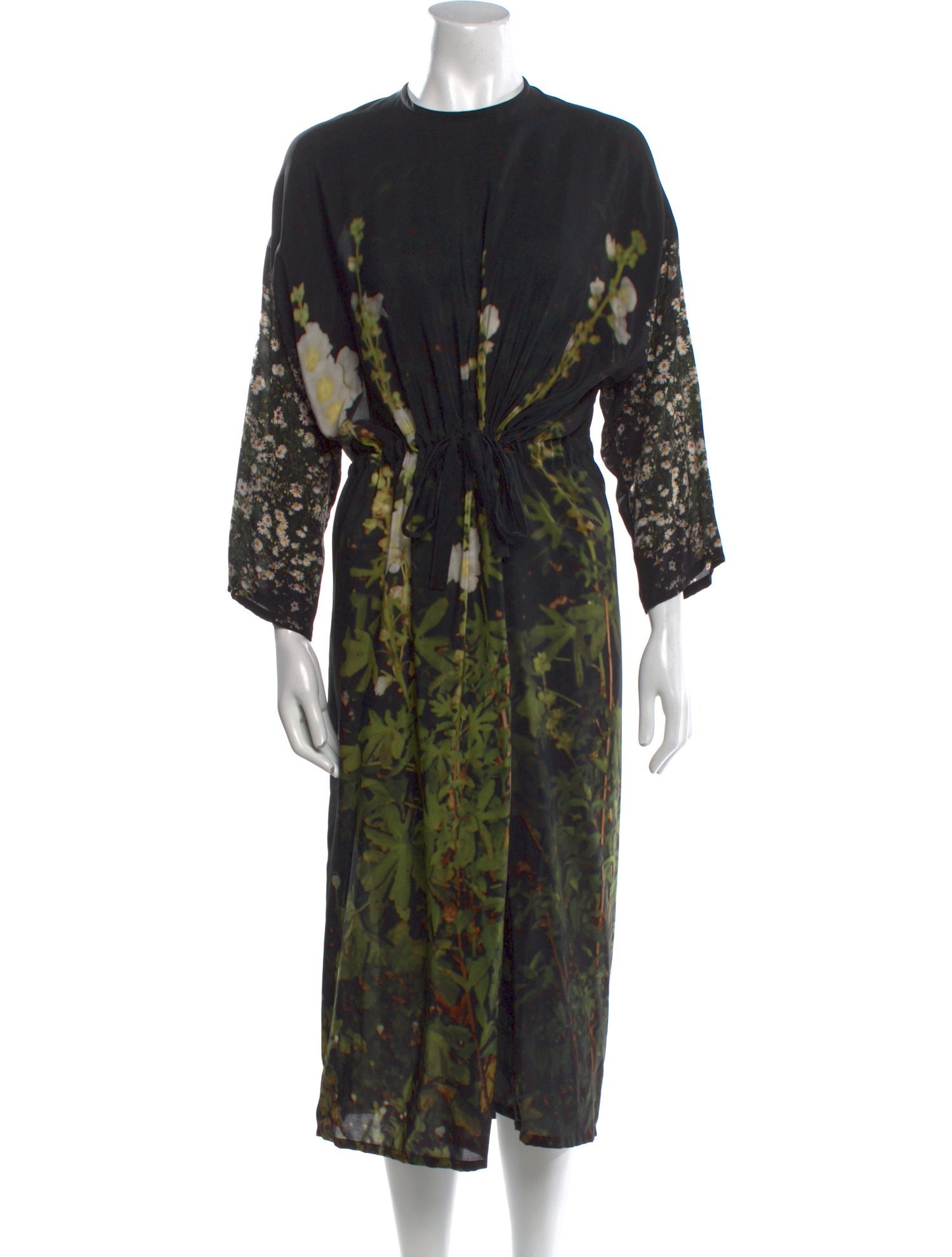 Anntian Silk Midi Length Dress