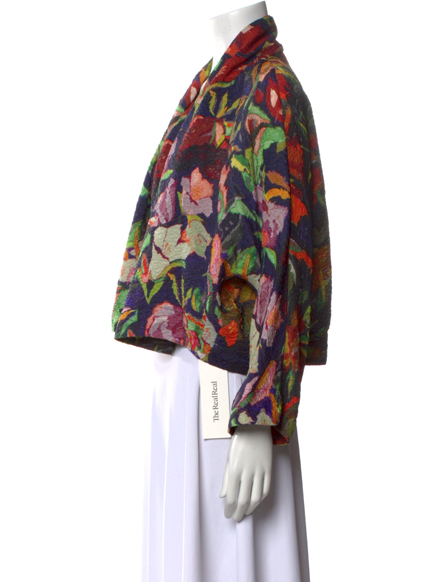 Anntian Silk Floral Print Blouse