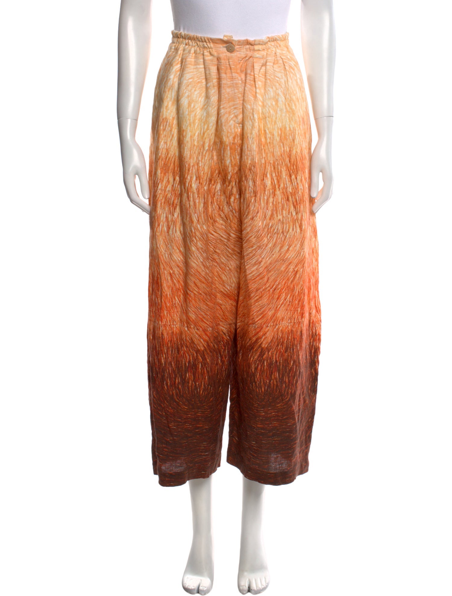 Anntian Linen Wide Leg Pants